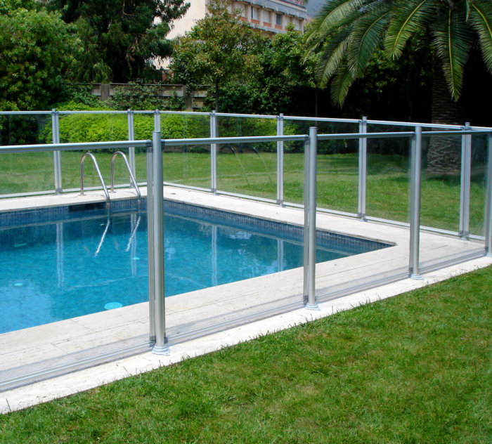 Valla de metacrilato (fija) El Món de la Piscina
